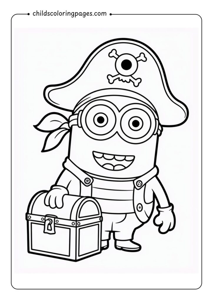 Minion Coloring Pages 1