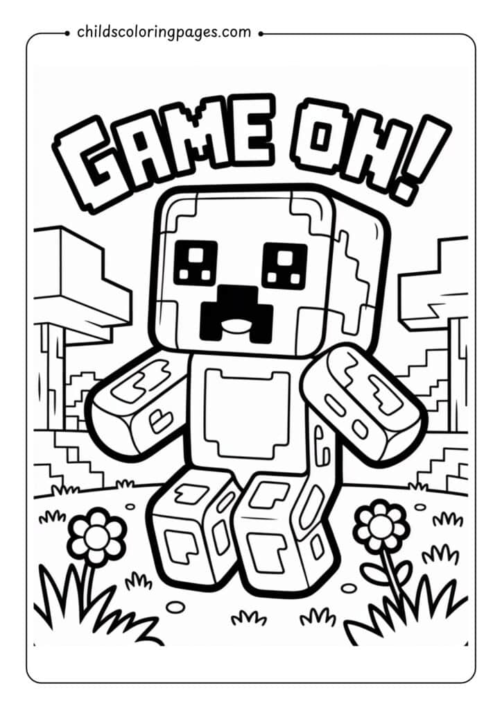 Minecraft Coloring Pages