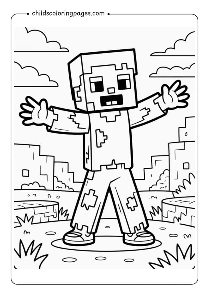Minecraft Coloring Pages