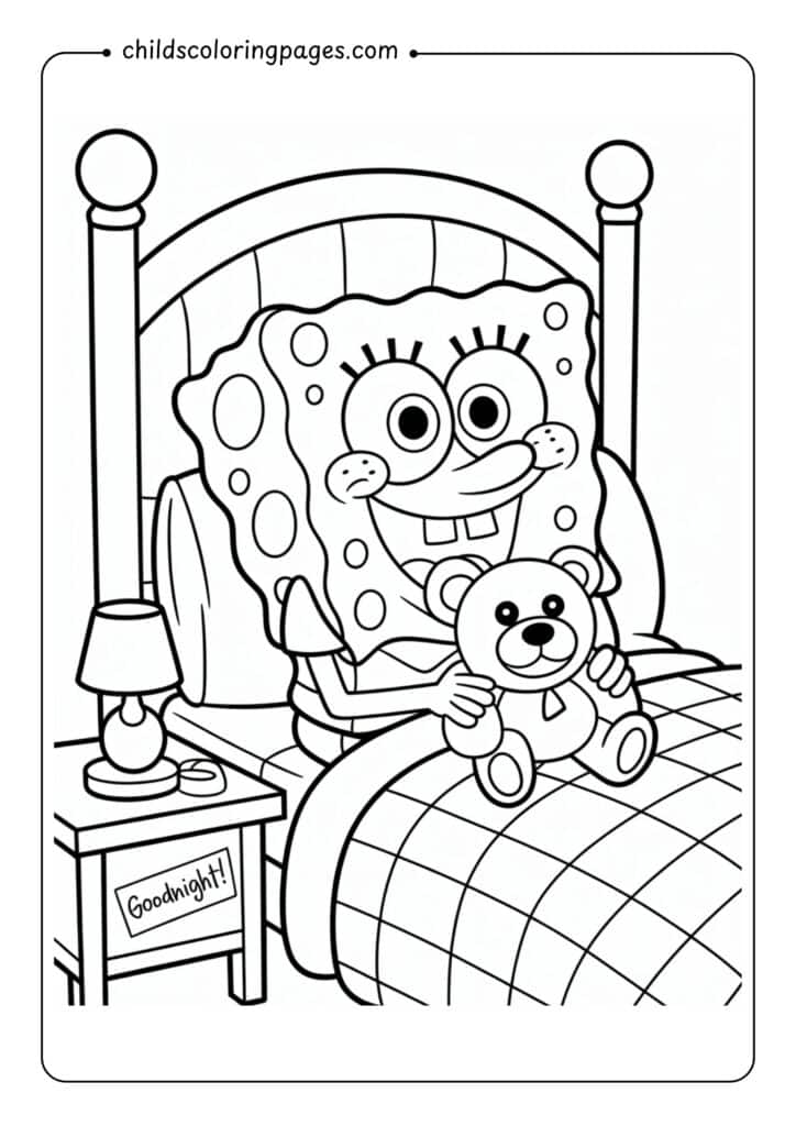 Spongebob Coloring Pages 4