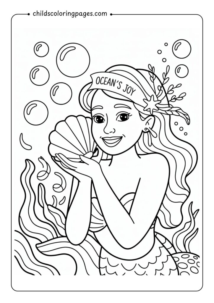 Mermaid Coloring Pages Printable