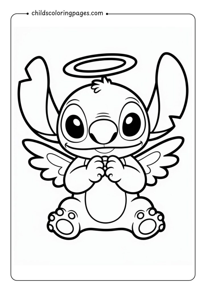 Stitch Coloring Pages Printable