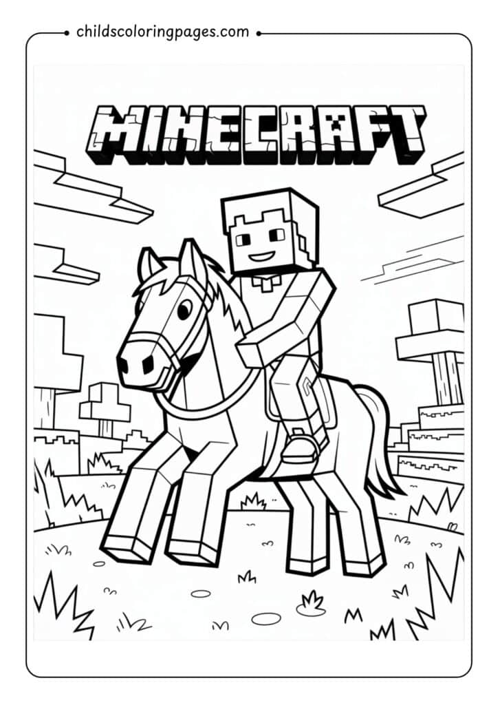 Coloring Pages Minecraft
