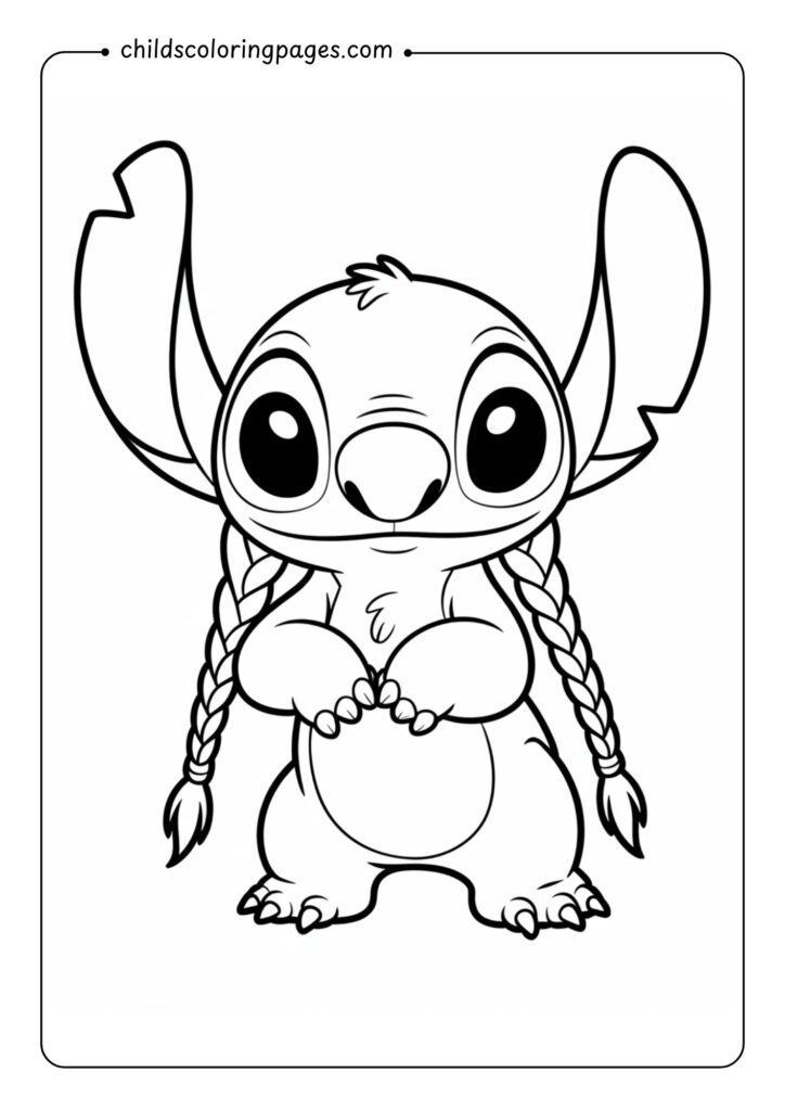 Stitch Coloring Pages Printable