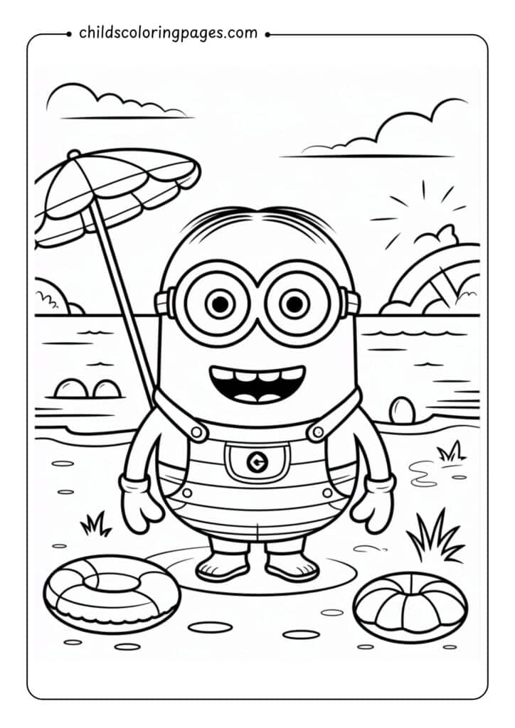 Minion Coloring Pages 6