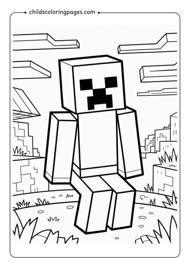 Coloring Pages Minecraft