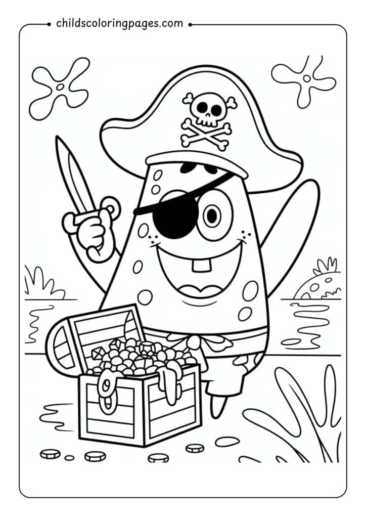 Spongebob Coloring Pages 12
