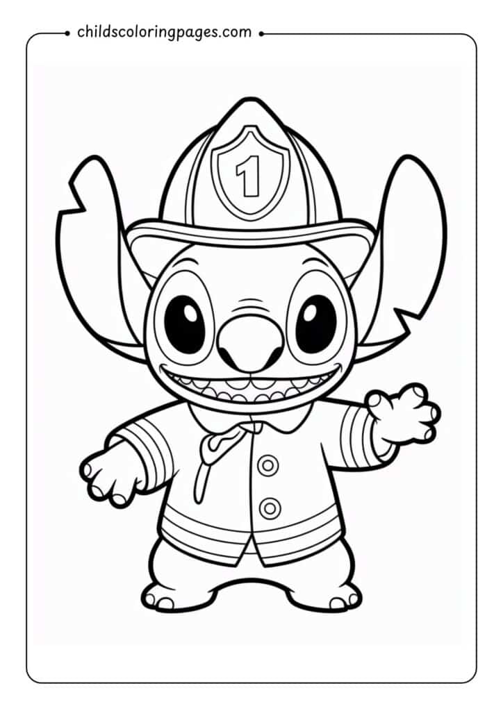 Stitch Coloring Pages Printable