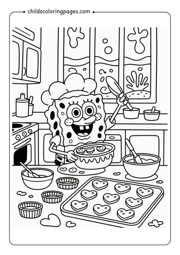 Spongebob Coloring Pages 9