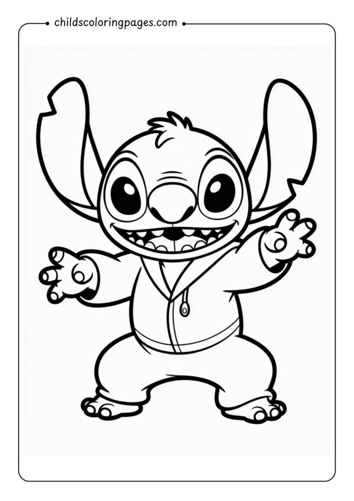 Stitch Coloring Pages Printable