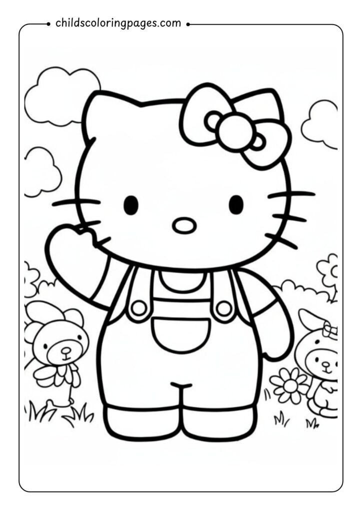 Hello Kitty Coloring Pages