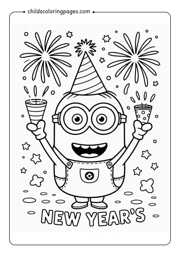 Minion Coloring Pages 4