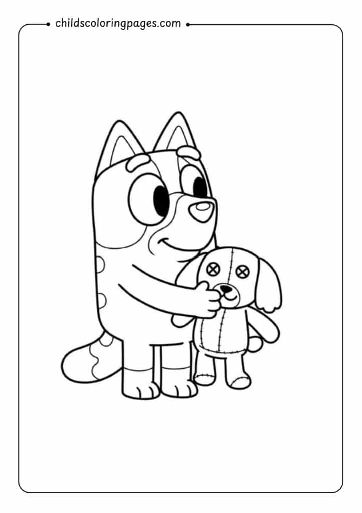Bluey Coloring Pages​