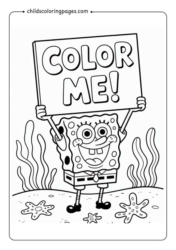 Spongebob Coloring Pages 8