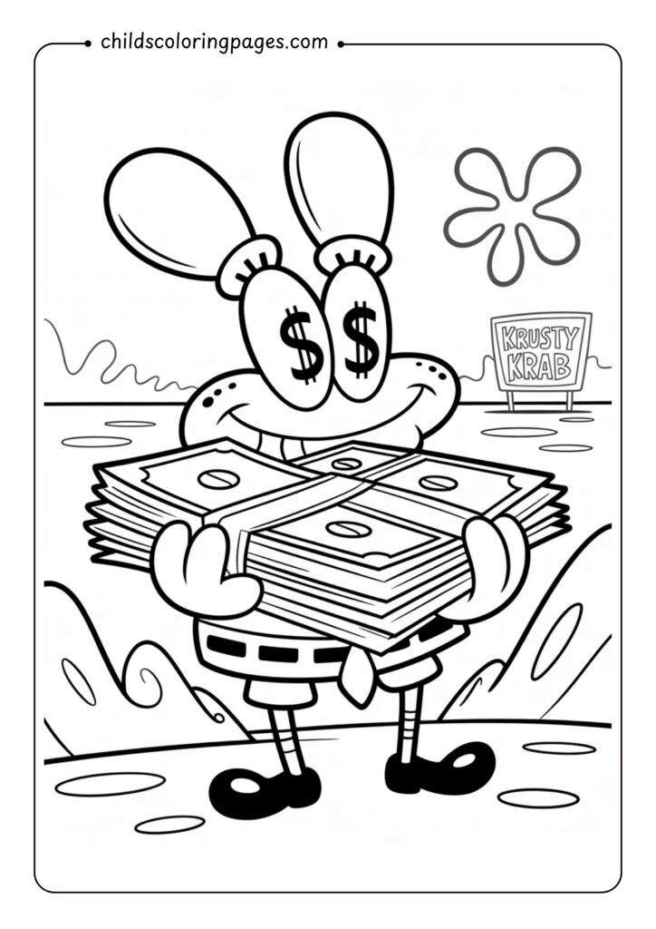 Spongebob Coloring Pages 11