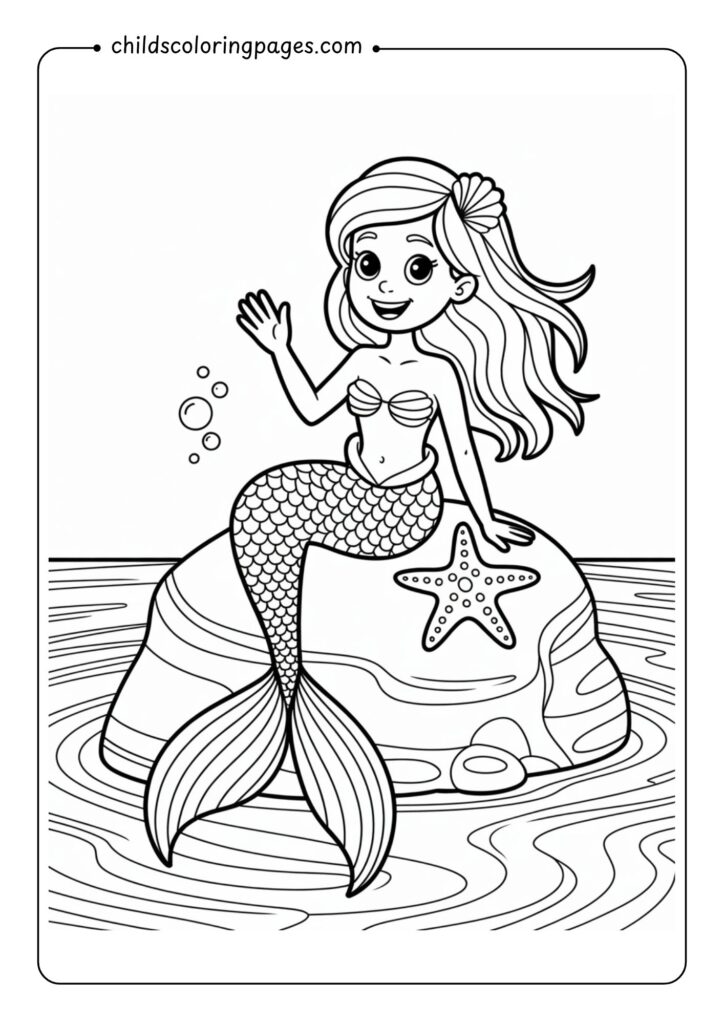 Mermaid Coloring Pages Printable