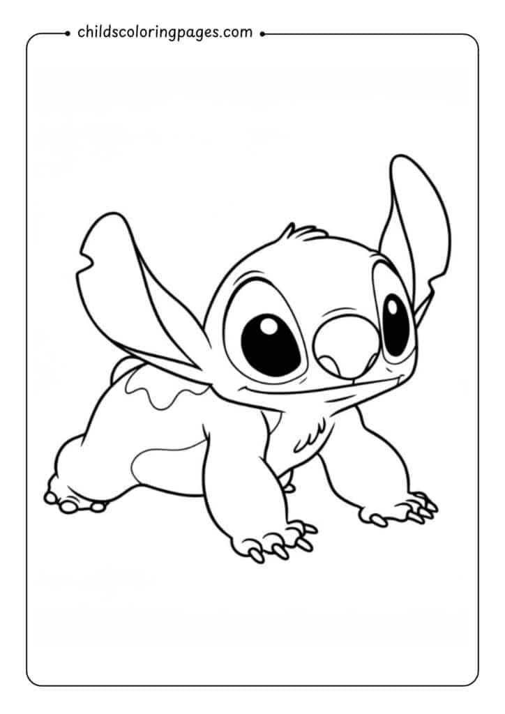 Stitch Coloring Pages