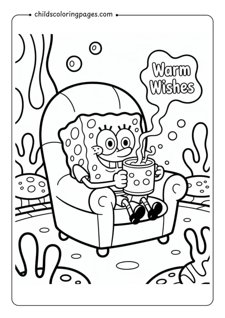 Spongebob Coloring Pages 10