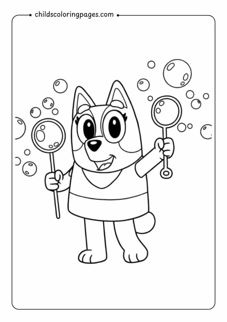 Bluey Coloring Pages​