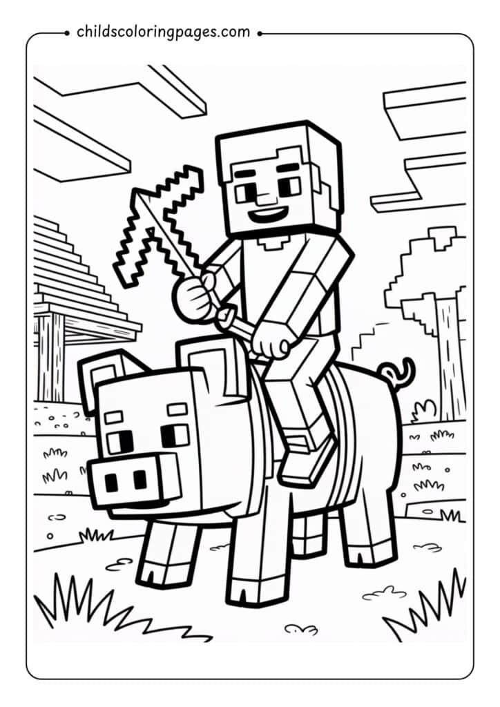 Coloring Pages Minecraft