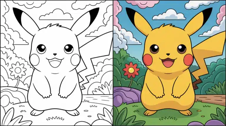 Pikachu Coloring Pages