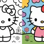 FREE Hello Kitty Coloring Pages for Kids