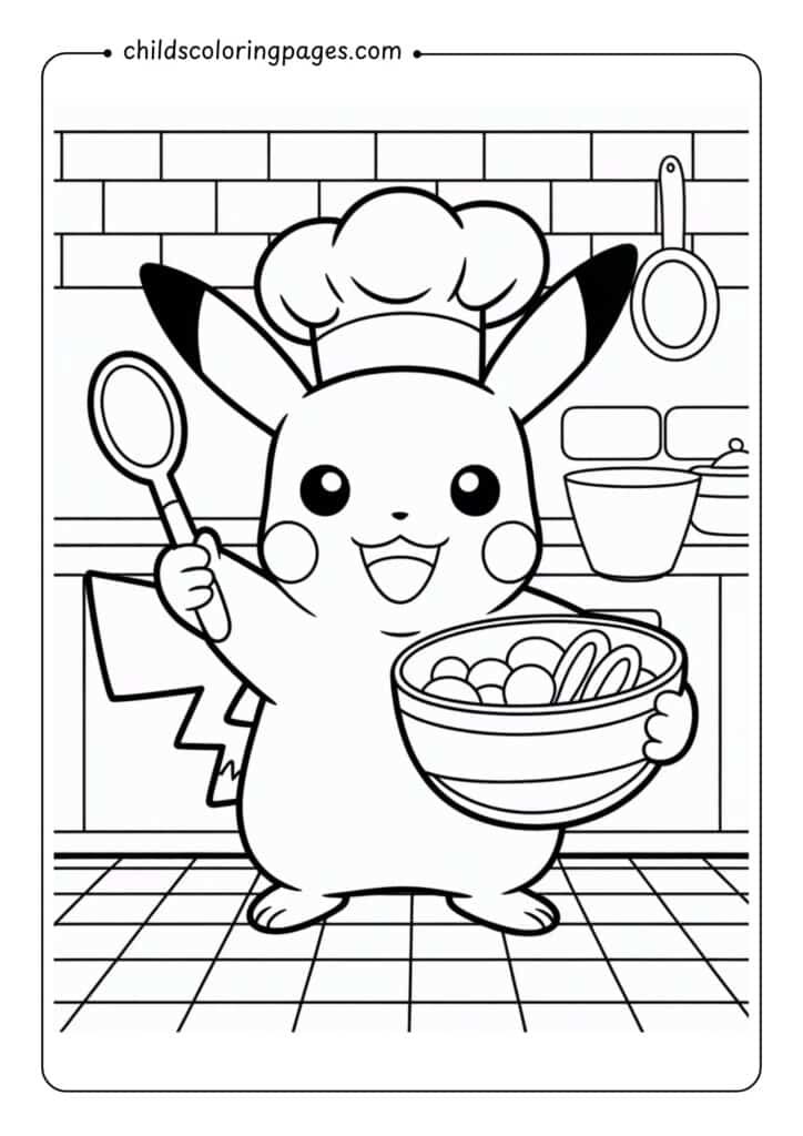 Pikachu Coloring Pages