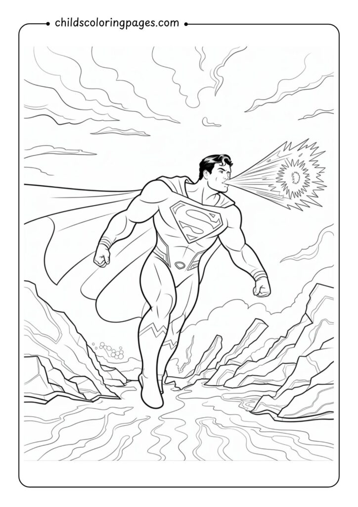 Superman Coloring Pages