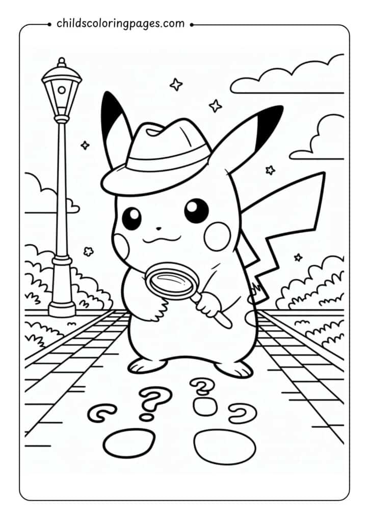 Pikachu Coloring Pages