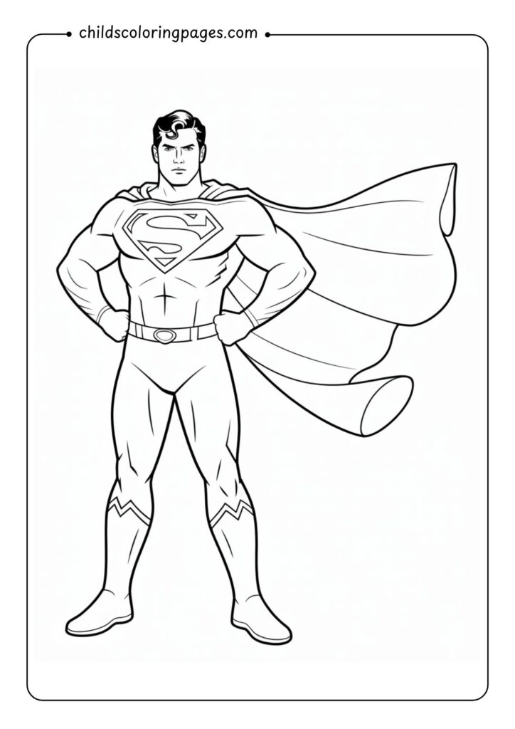 Superman Coloring Pages
