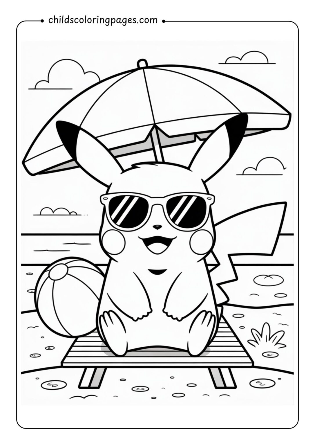 40 Pikachu Coloring Pages - FREE Printable PDF Download