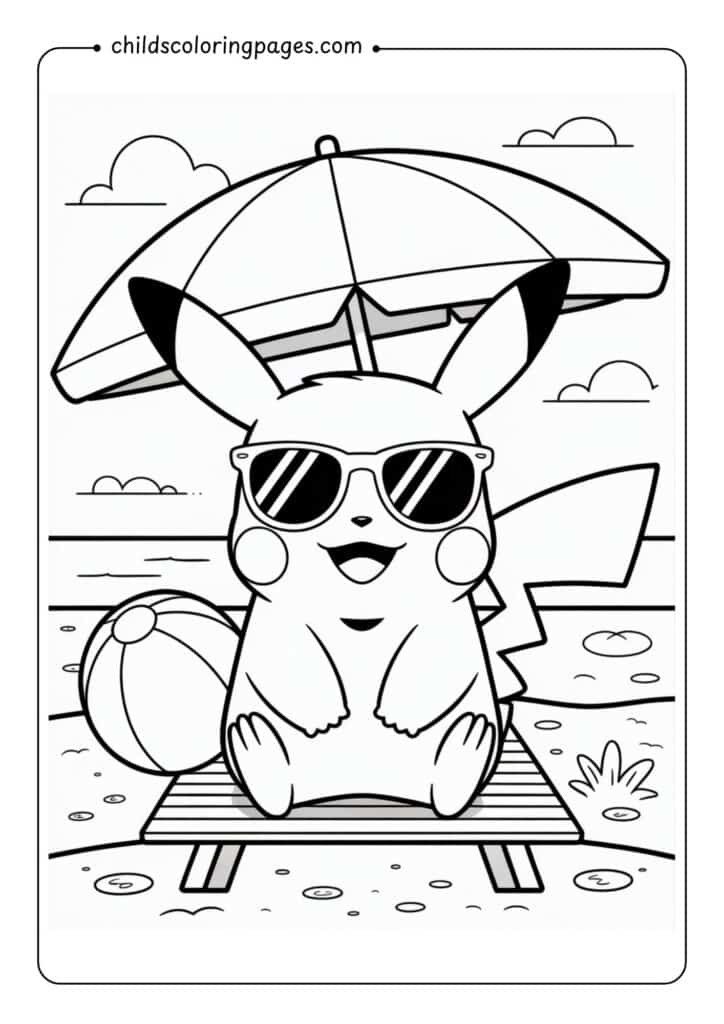 Pikachu Coloring Pages