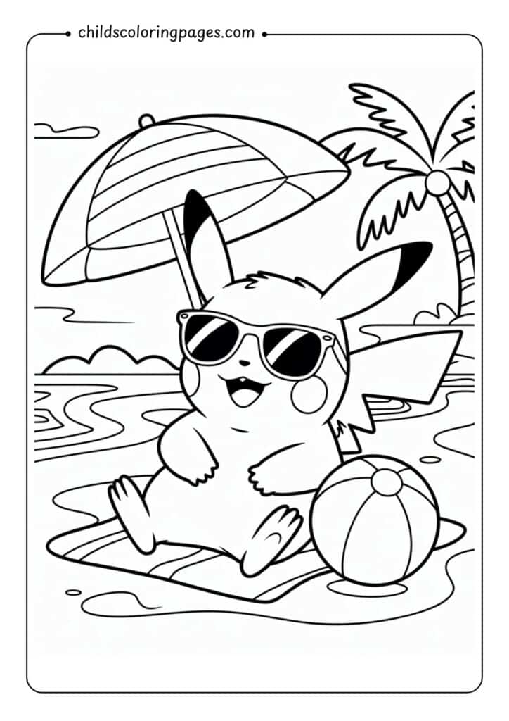 Pikachu Coloring Pages
