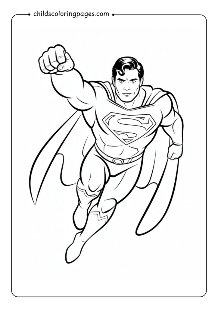 Superman Coloring Pages