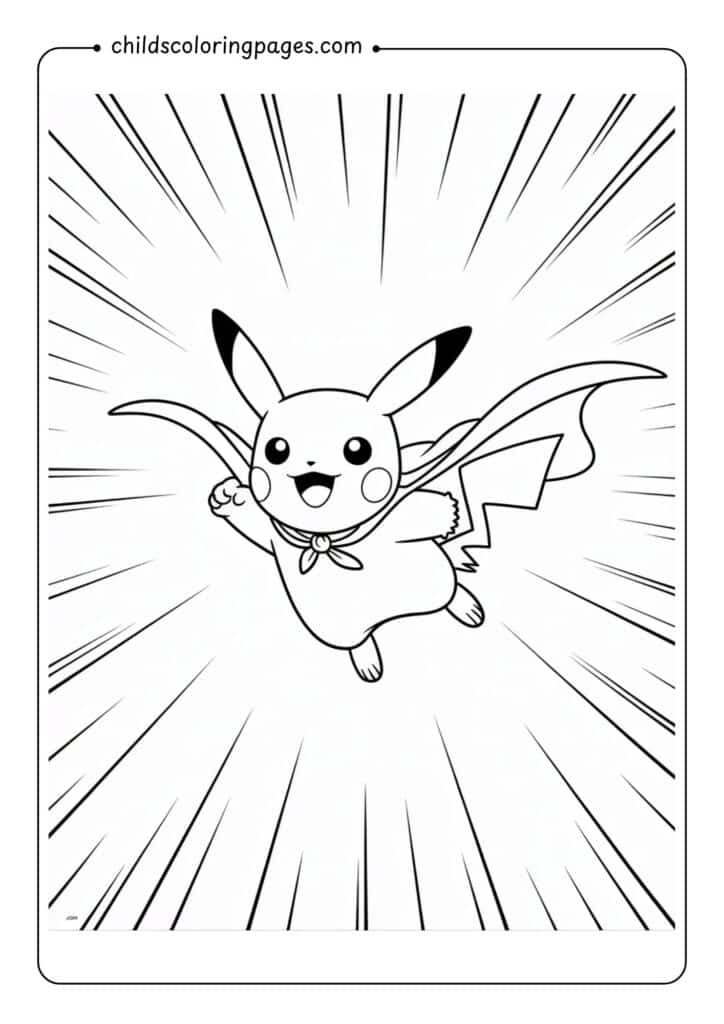 Pikachu Coloring Pages