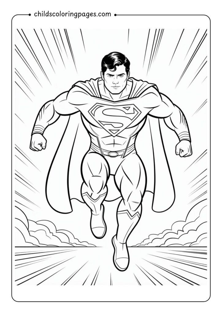 Superman Coloring Pages