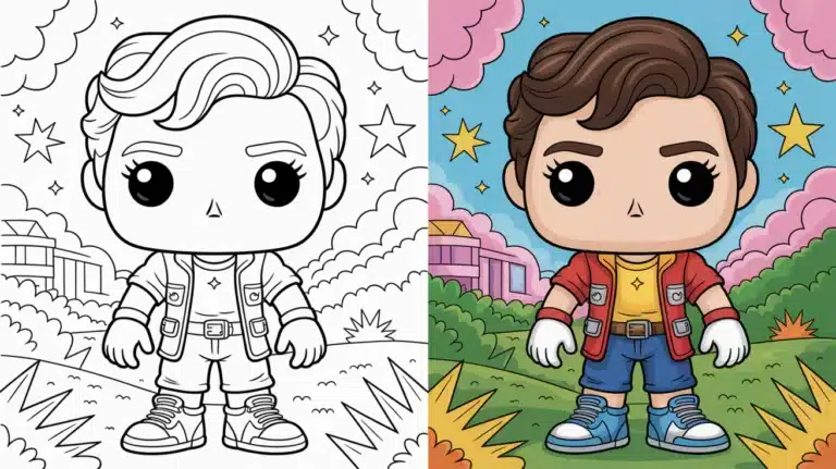 Funko Pop Coloring Pages