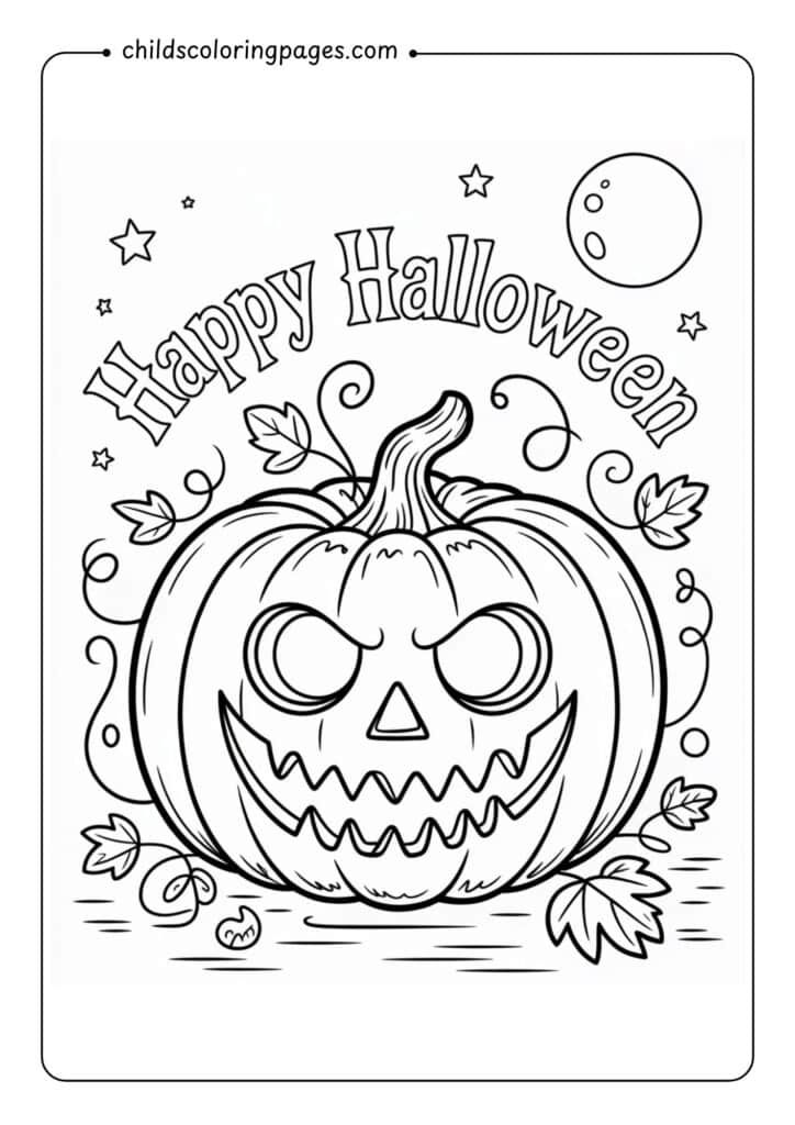 Halloween Coloring Pages Printable Free